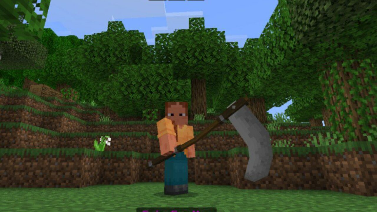 Scythe from Death Mod for Minecraft PE