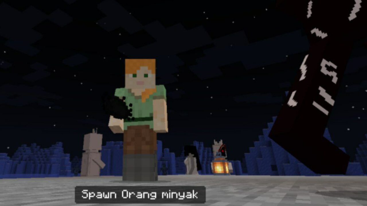 Spawn from Pocong Mod for Minecraft PE