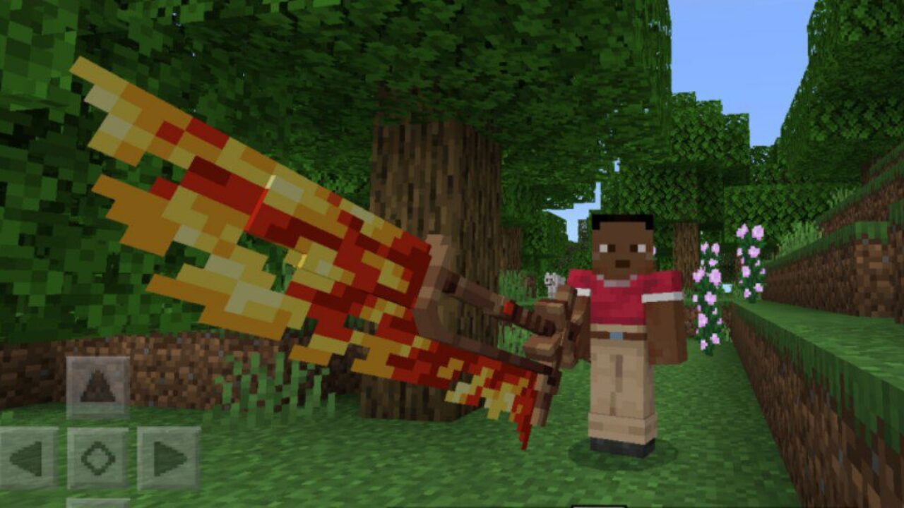 Sword from Magma Armor and Sword Mod for Minecraft PE