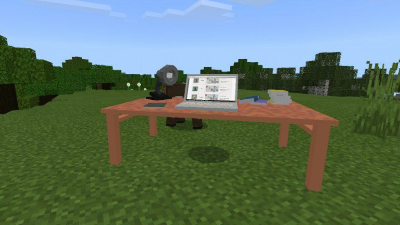 Table from School Furniture Mod for Minecraft PE