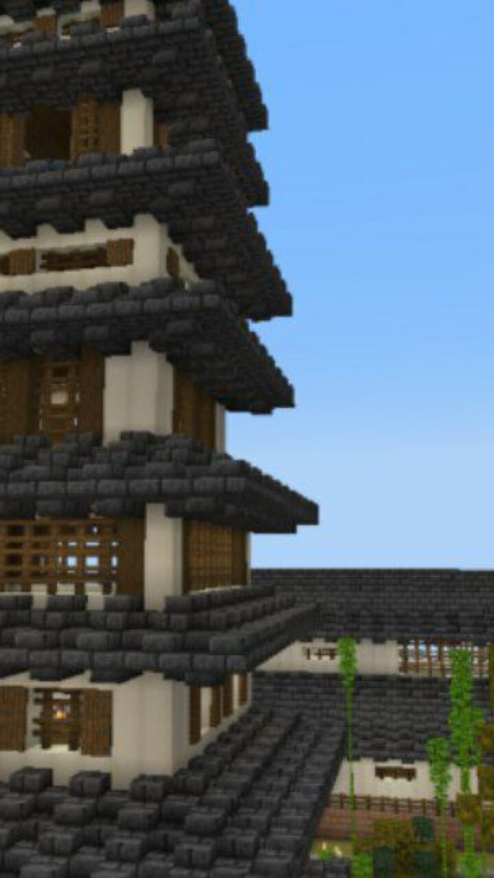 Territory from Samurai Village Map for Minecraft PE