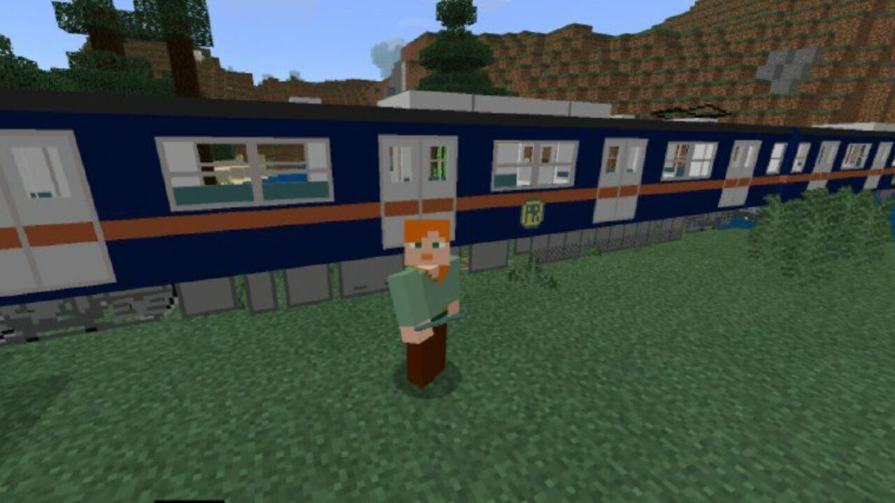 Train from Philippine Transport Mod for Minecraft PE