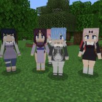 Anime Girls Mod for Minecraft PE