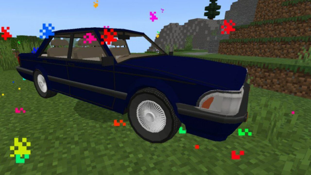 Blue from Old Cars Mod for Minecraft PE