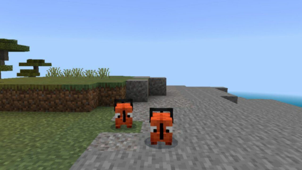 Characters from Chainsaw Man Mod for Minecraft PE