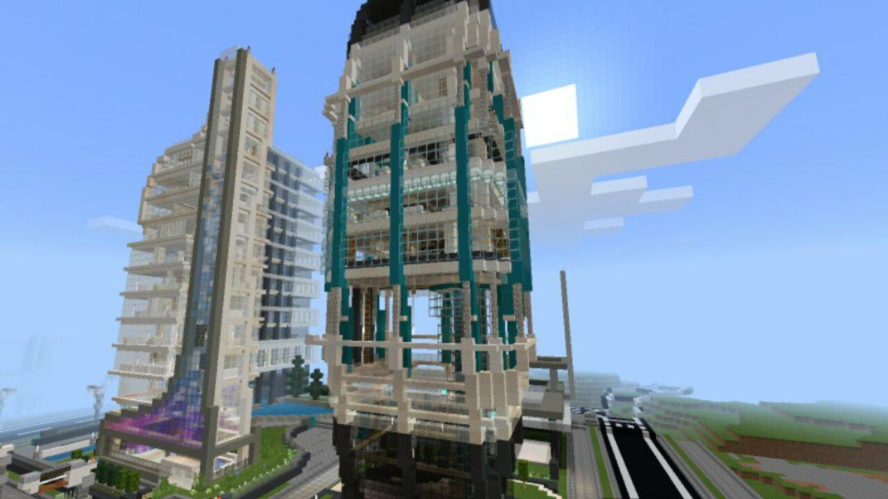City of Houses Map for Minecraft PE
