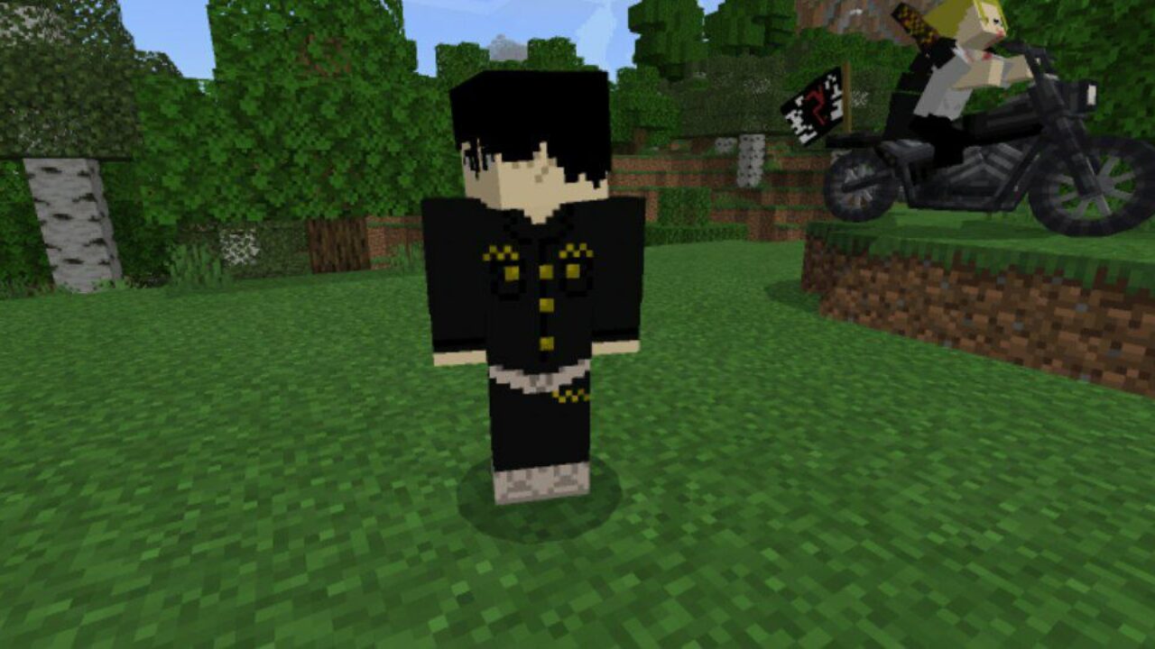 Gangster from Tokyo Avengers Mod for Minecraft PE