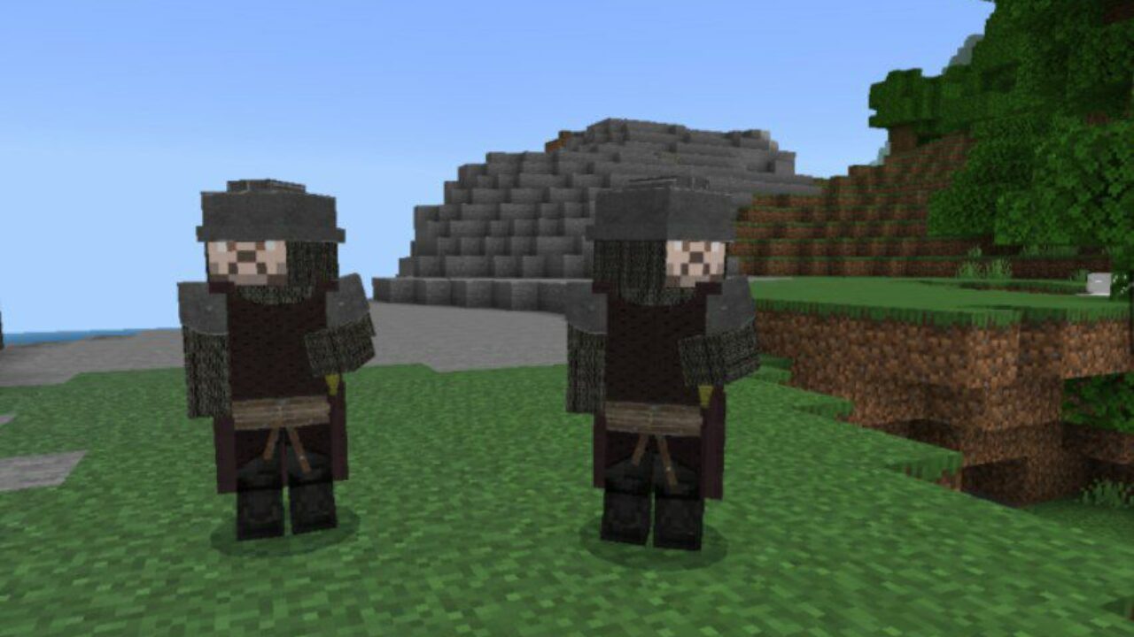 Hired Swordman from Patrol Mod for Minecraft PE