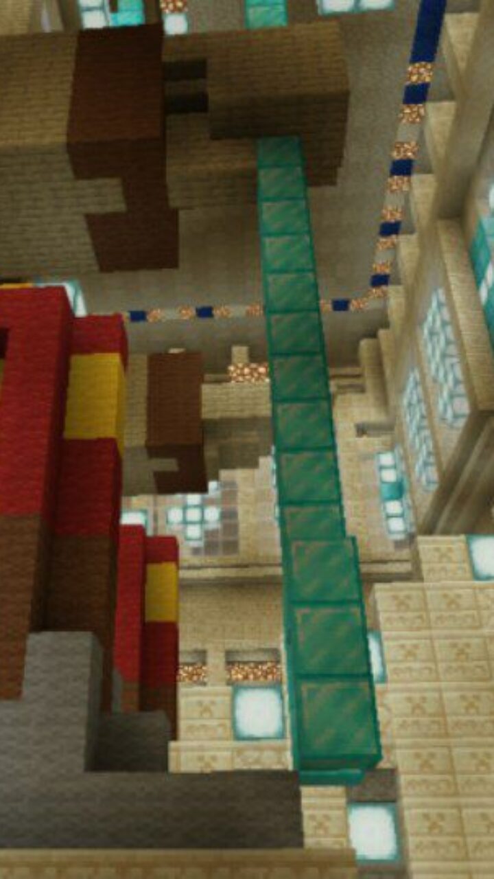 Inside from Egypt Map for Minecraft PE