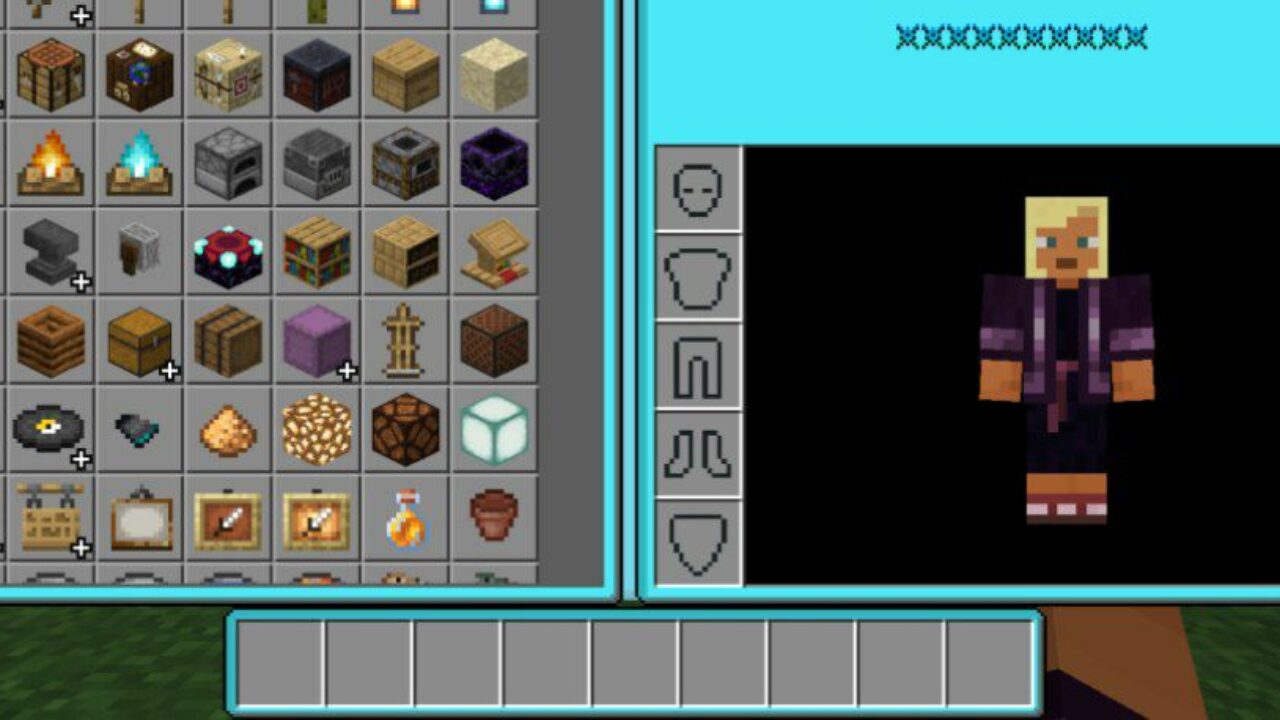 Inventory from Crystal Mod for Minecraft PE