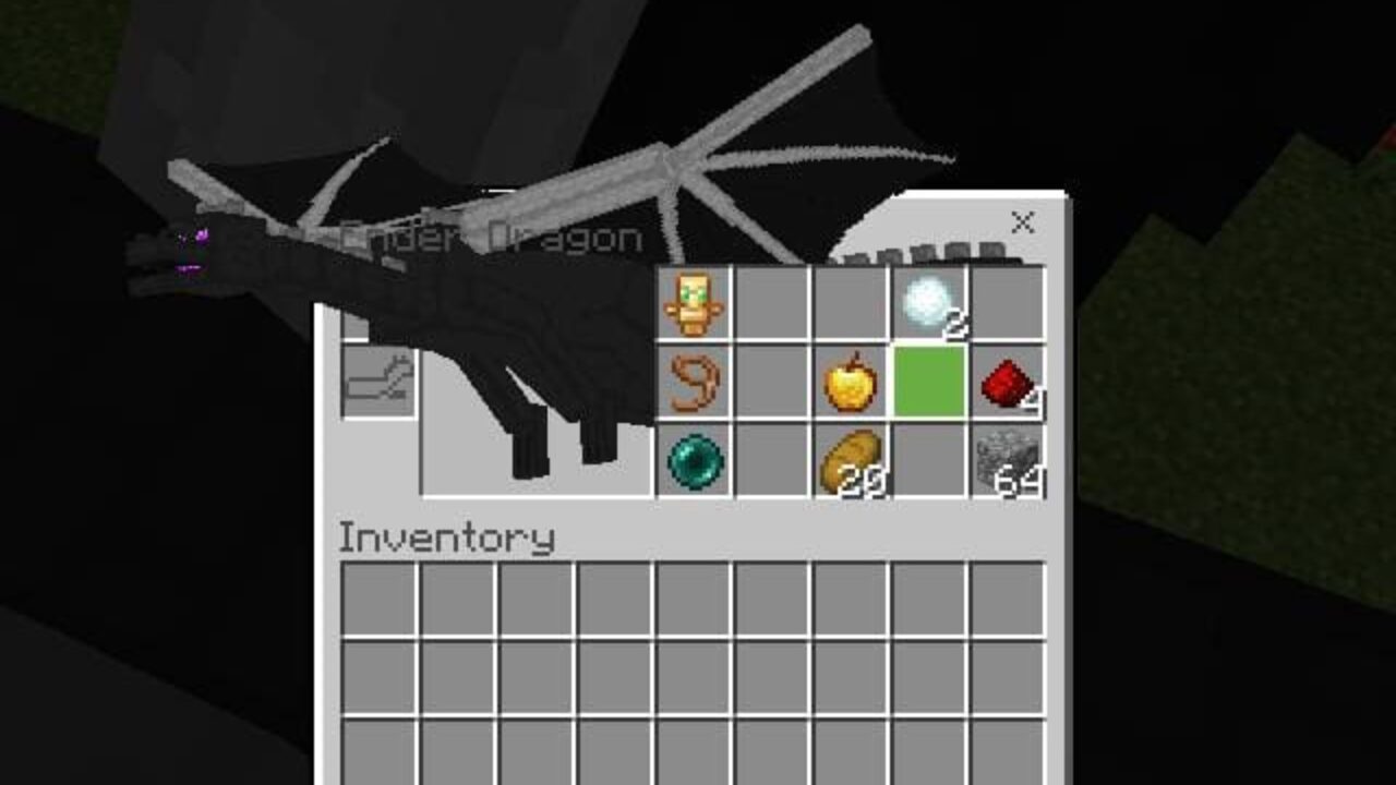 Inventory from Ender Dragon Mod for Minecraft PE