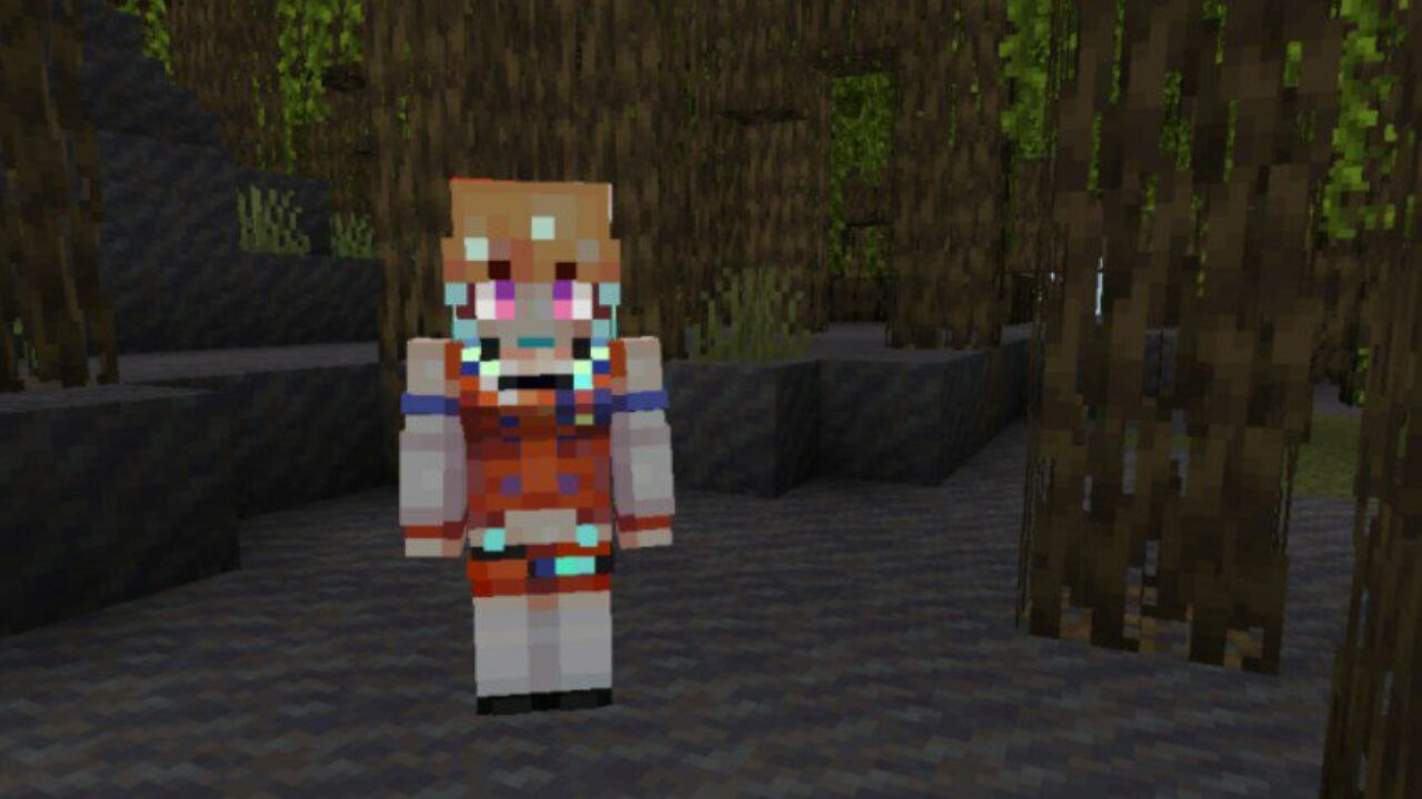 Kiara from Anime Chan Mod for Minecraft PE