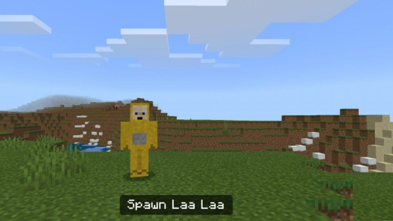 Laa Laa from Teletubbies Mod for Minecraft PE