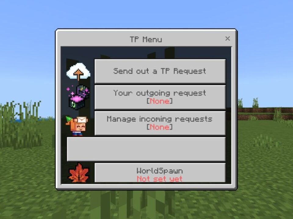 Menu Mod for Minecraft PE