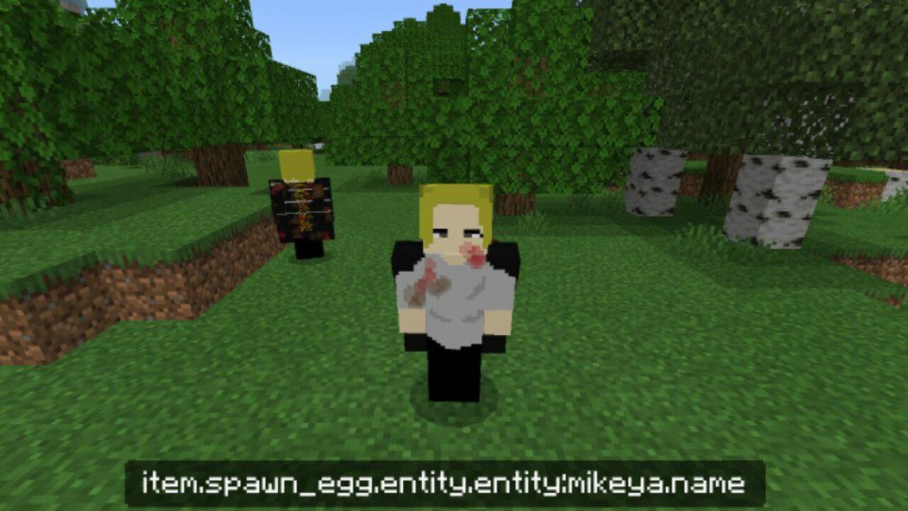 Mikeya from Tokyo Avengers Mod for Minecraft PE