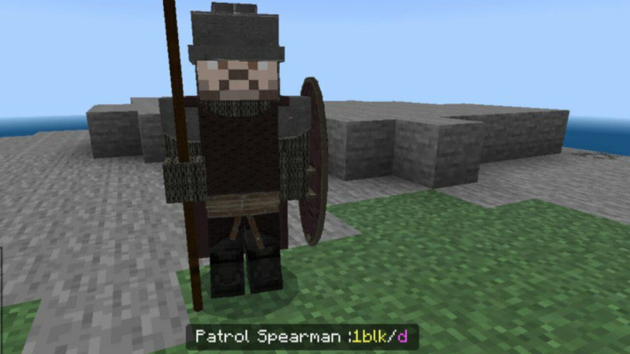 New Mob from Patrol Mod for Minecraft PE