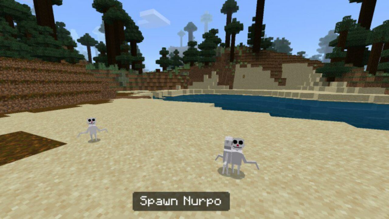 Nurpo from Trevor Henderson Monsters Mod for Minecraft PE