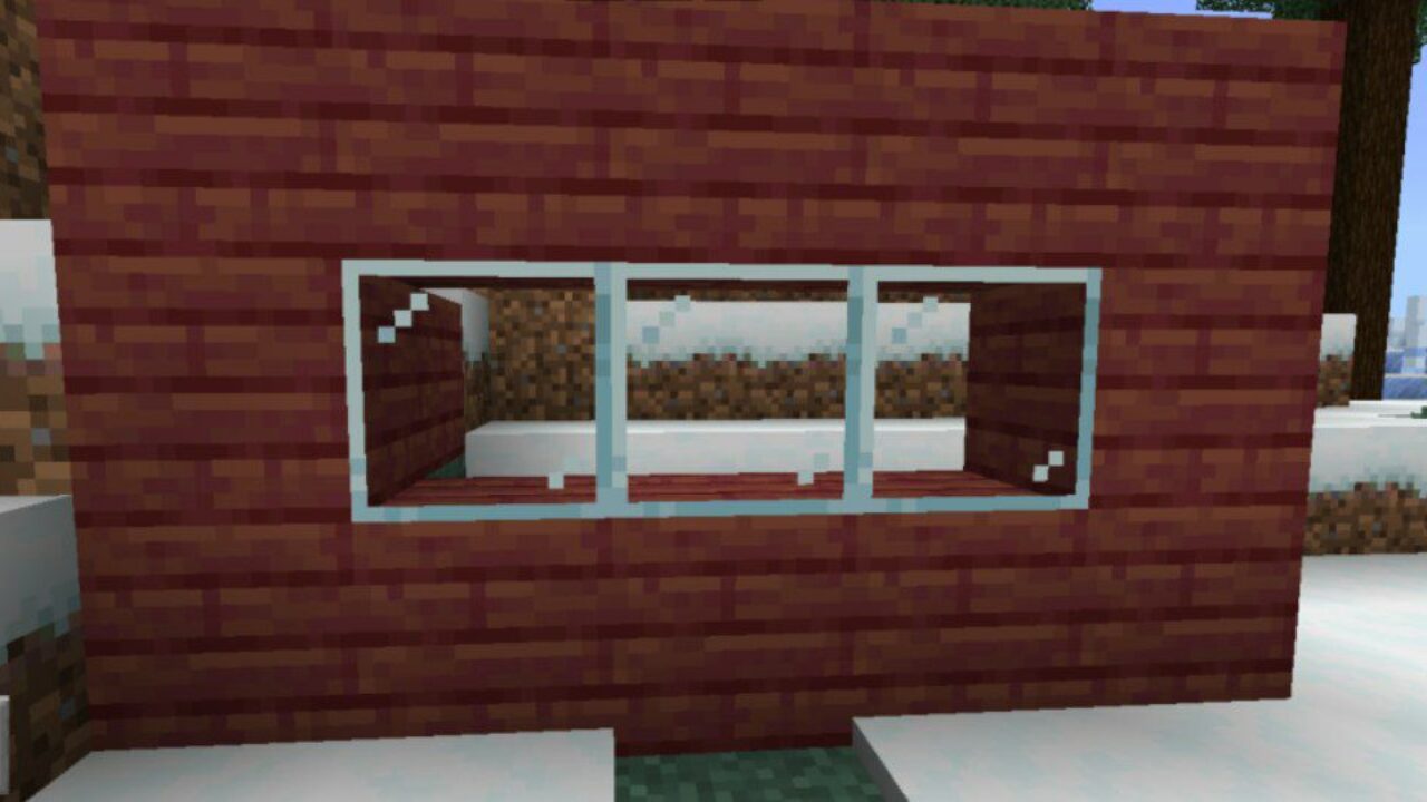 One Sided from Transparent Blocks Mod for Minecraft PE