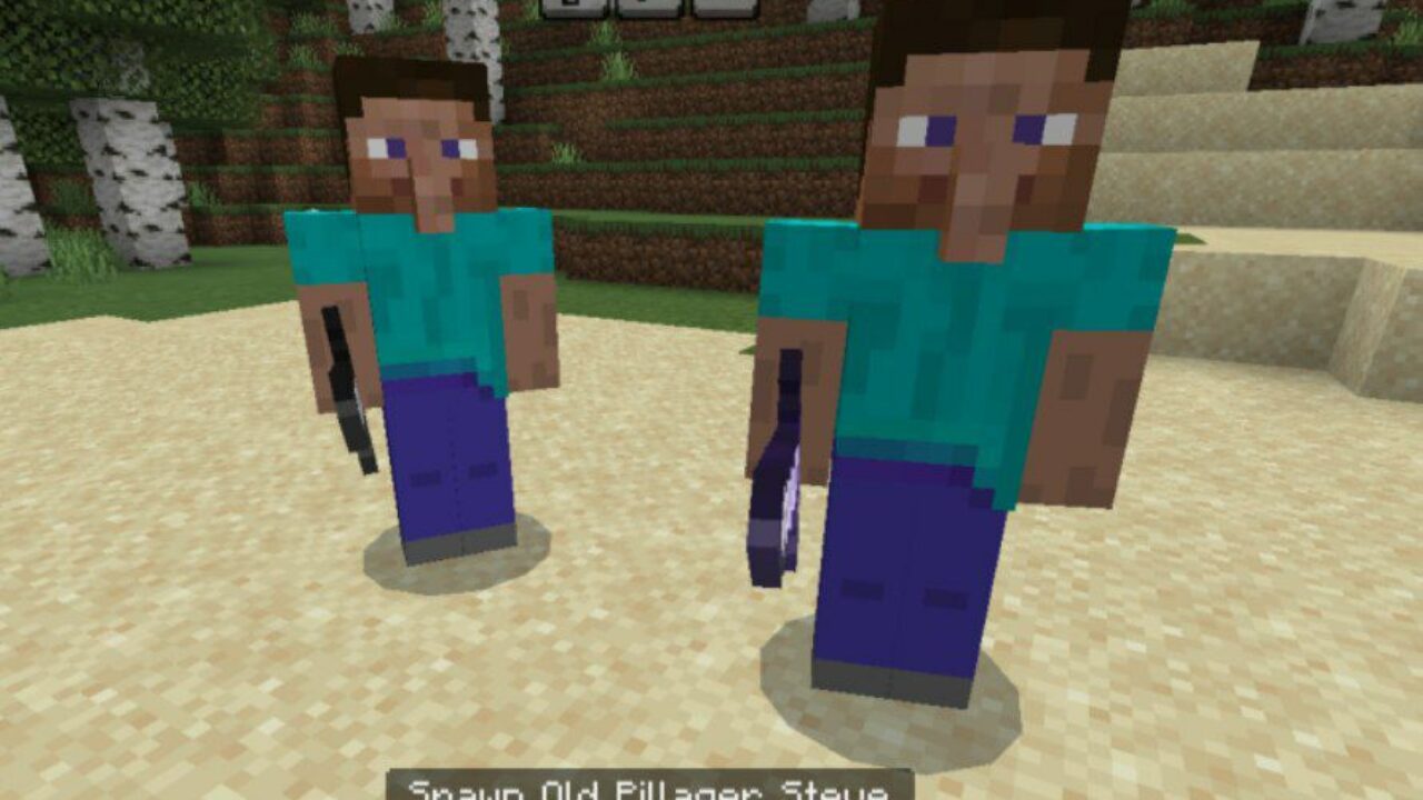 Pillager from Old Villagers Mod for Minecraft PE