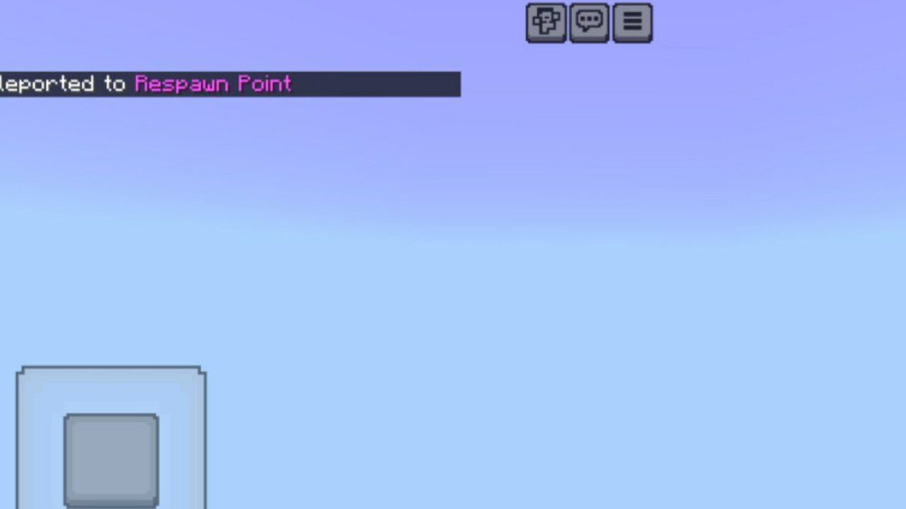 Respawn Point from Menu Mod for Minecraft PE