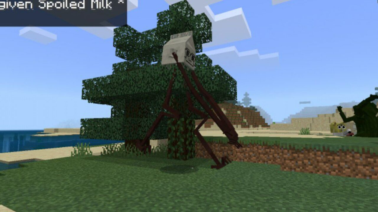 Spoiled Milk from Trevor Henderson Monsters Mod for Minecraft PE