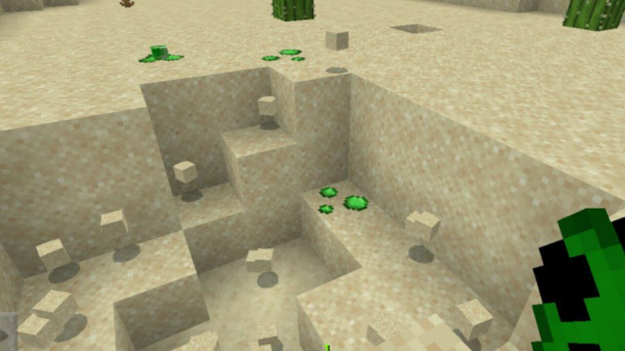 Spores from Creeper Mod for Minecraft PE