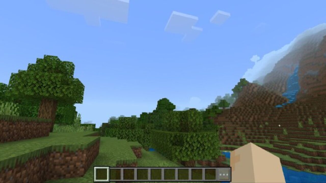Transparent Buttons Texture Pack for Minecraft PE