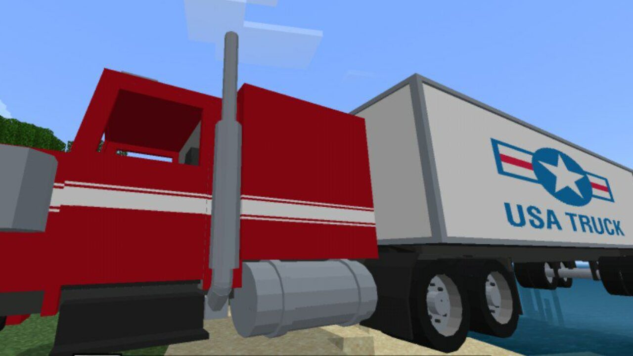 Truck from USA Cars Mod for Minecraft PE