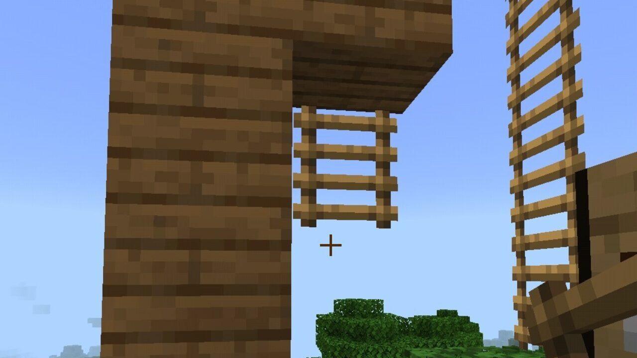 Upstairs from Ladder Mod for Minecraft PE