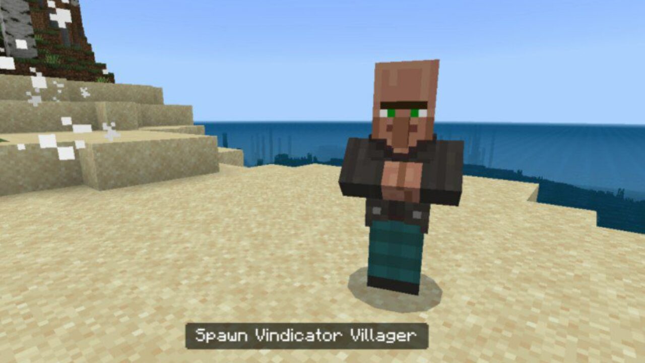 Vindicator from Old Villagers Mod for Minecraft PE