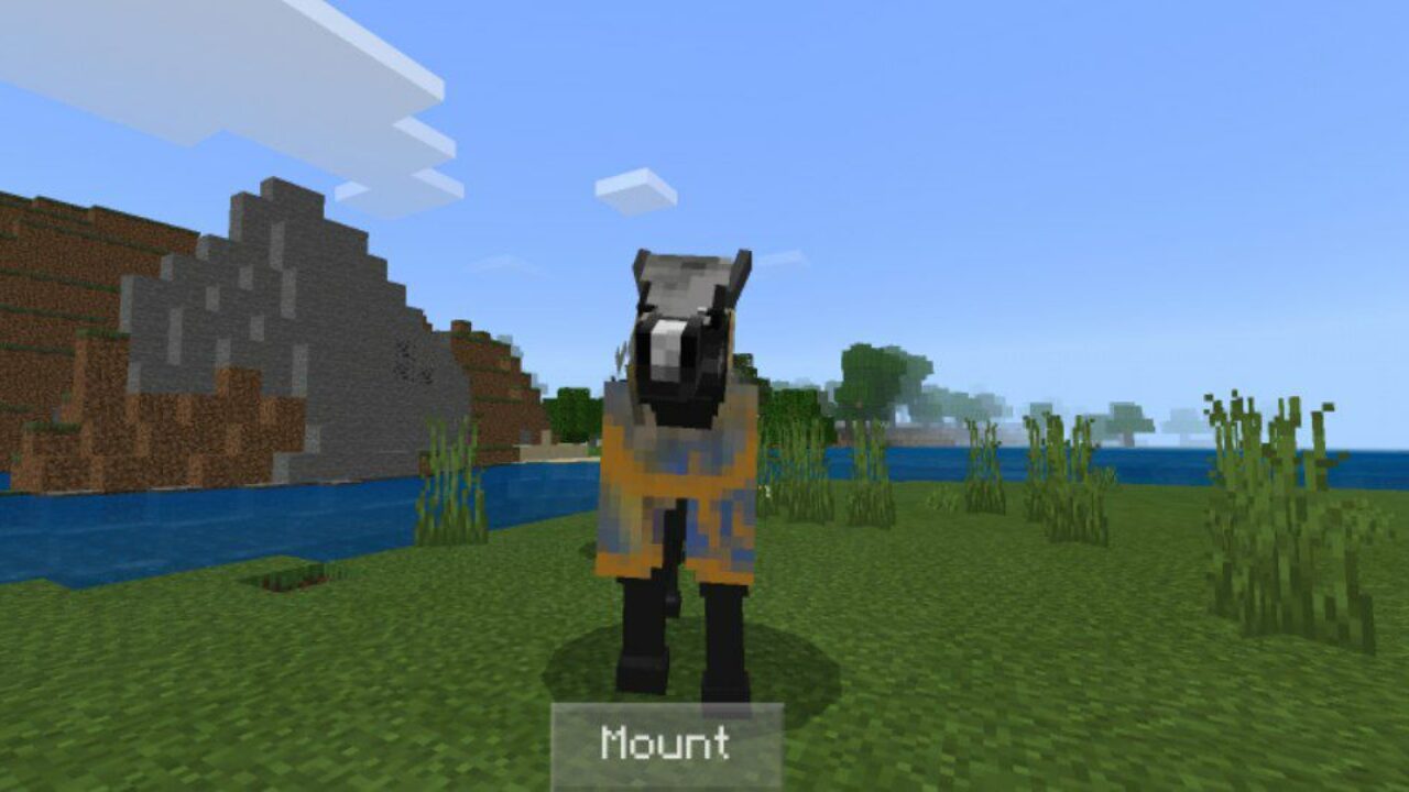 War Horse from Knights Mod for Minecraft PE