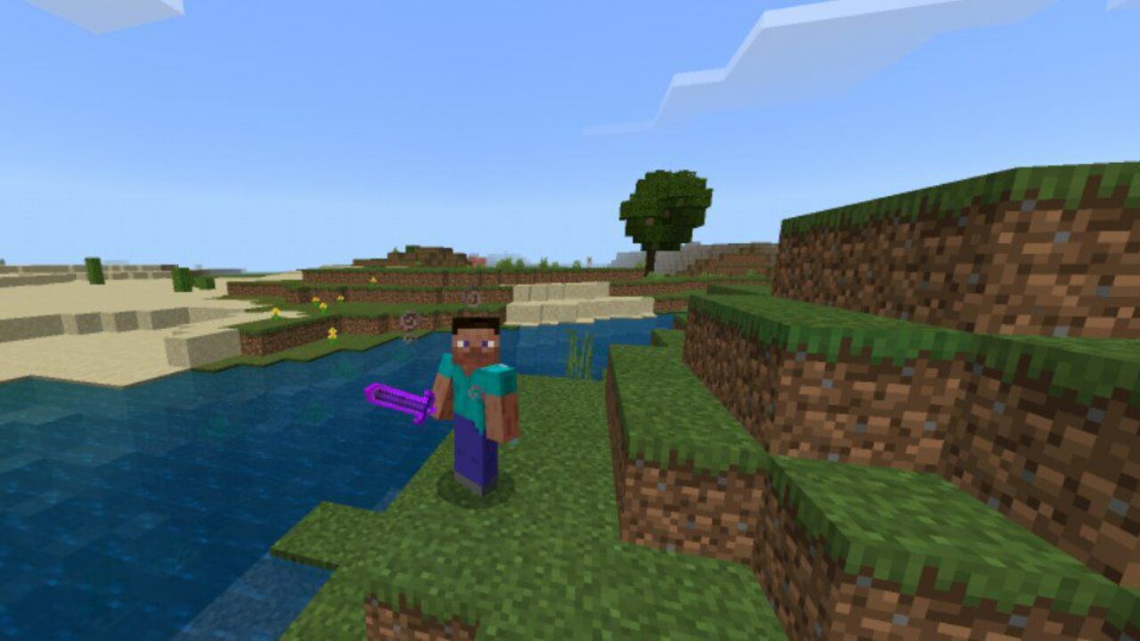 Weapon from Rainbow Mod for Minecraft PE