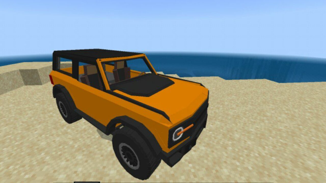 Yellow from USA Cars Mod for Minecraft PE