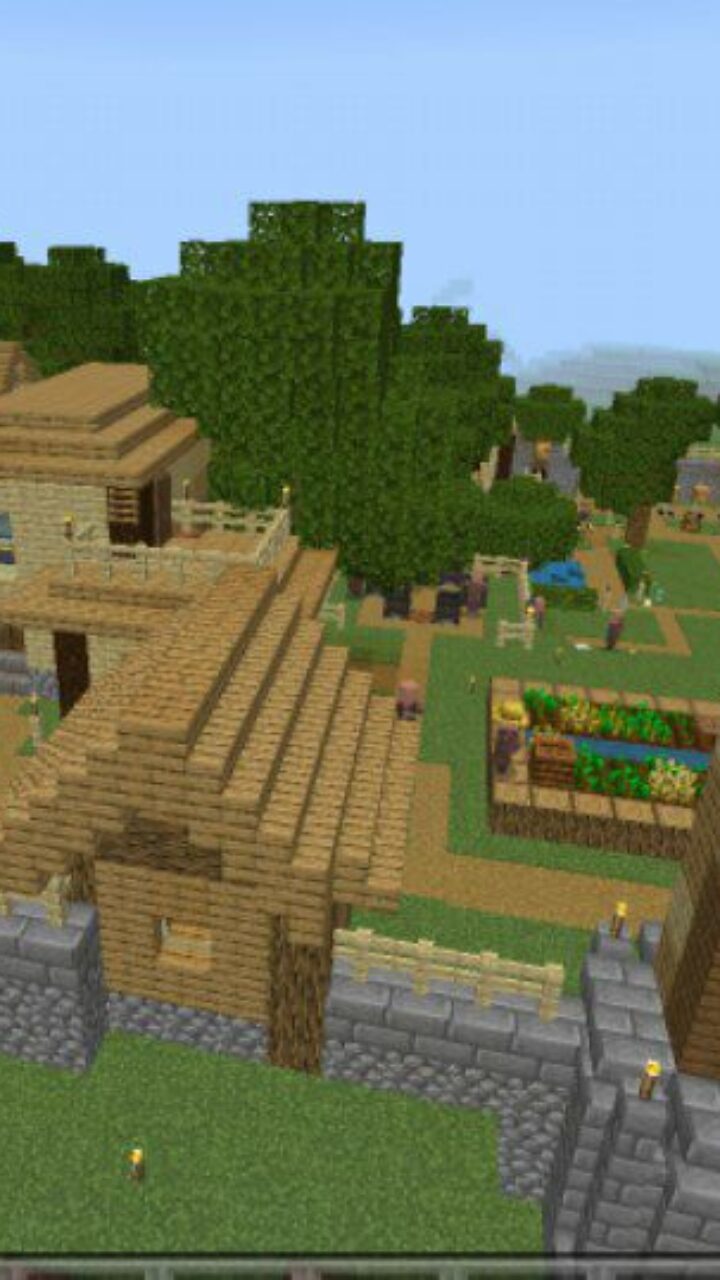 Around from Coastal Village Map for Minecraft PE