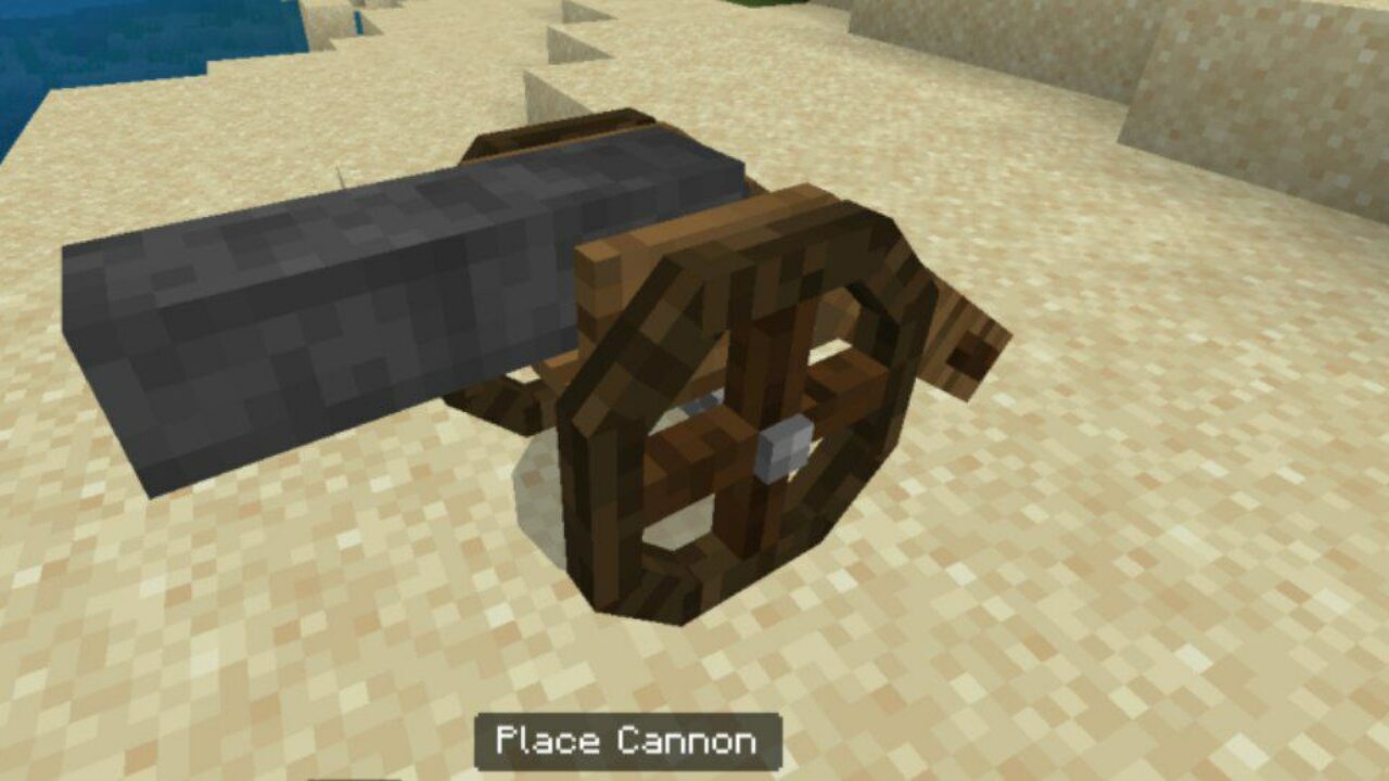 Cannon from Armory Offence Mod for Minecraft PE