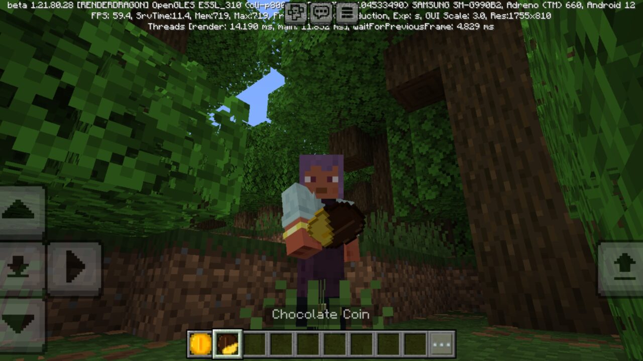 Coins and Money from Coins Mod for Minecraft PE