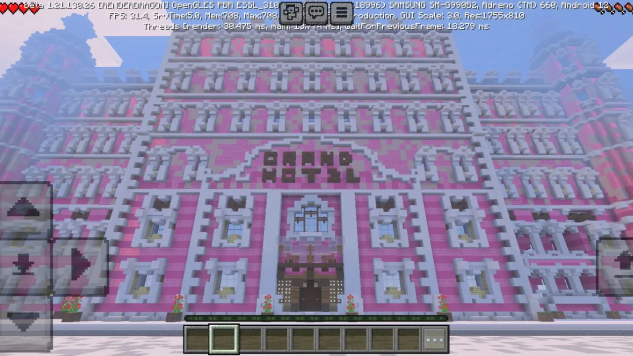 Hotel maps for Minecraft PE