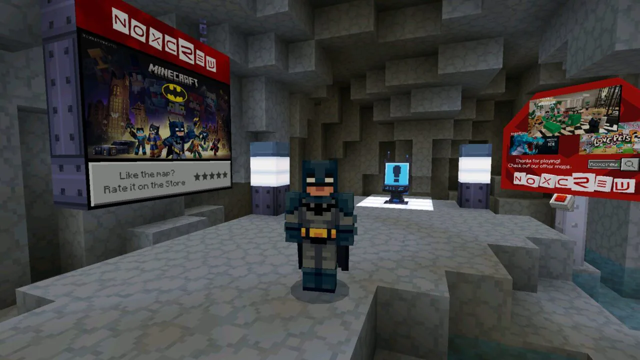 Hero from Batman mod for Minecraft PE