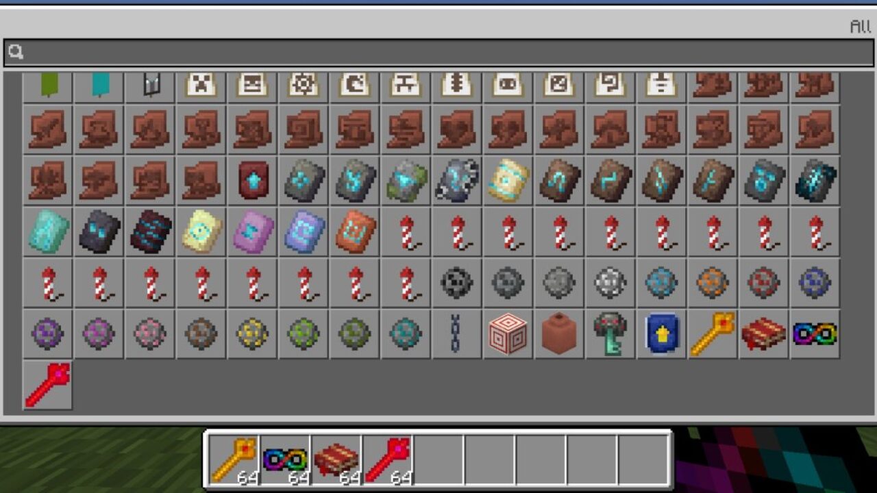 Items from Morph Mod for Minecraft PE