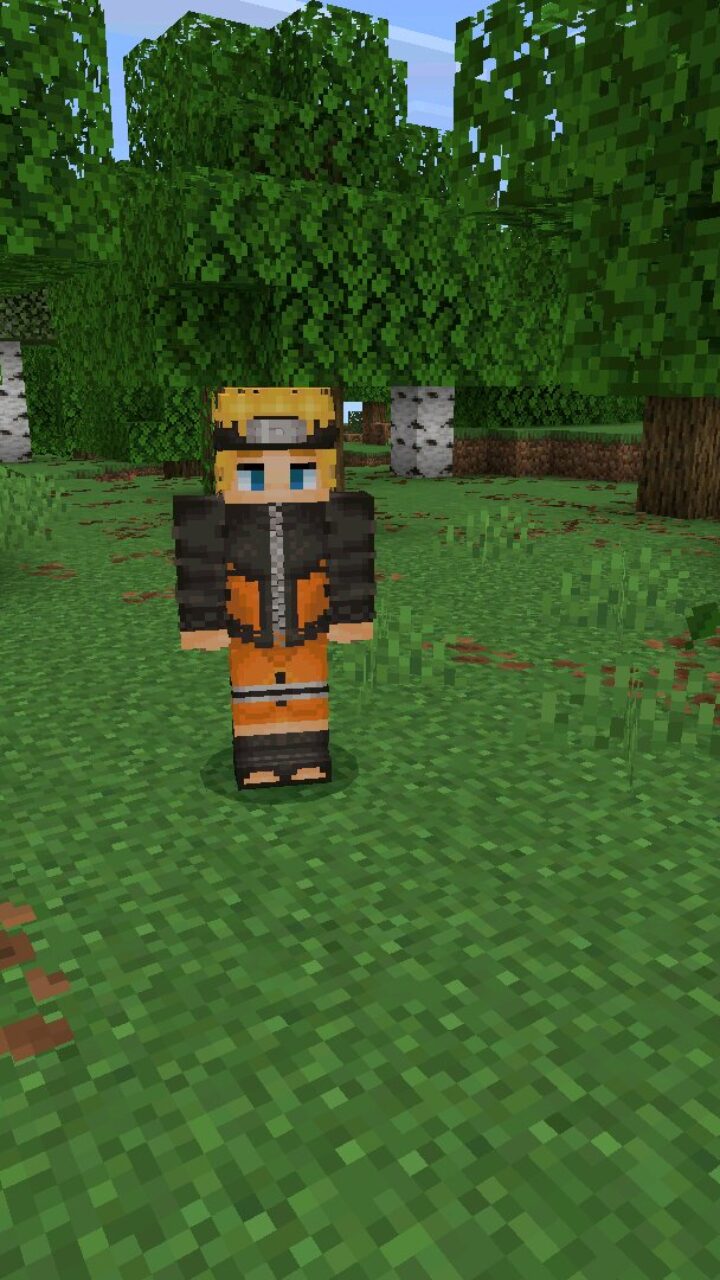 Uzumaki from Naruto Mod for Minecraft PE