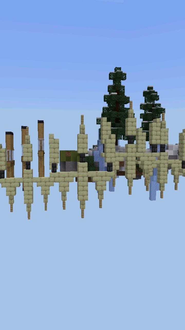 Arena from Parkour Challenge Map for Minecraft Bedrock