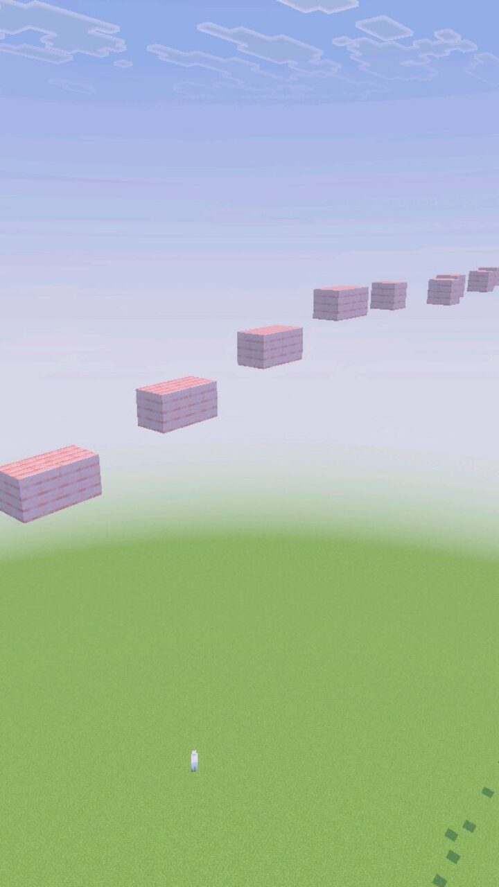 Blocks from Parkour Challenge Map for Minecraft Bedrock
