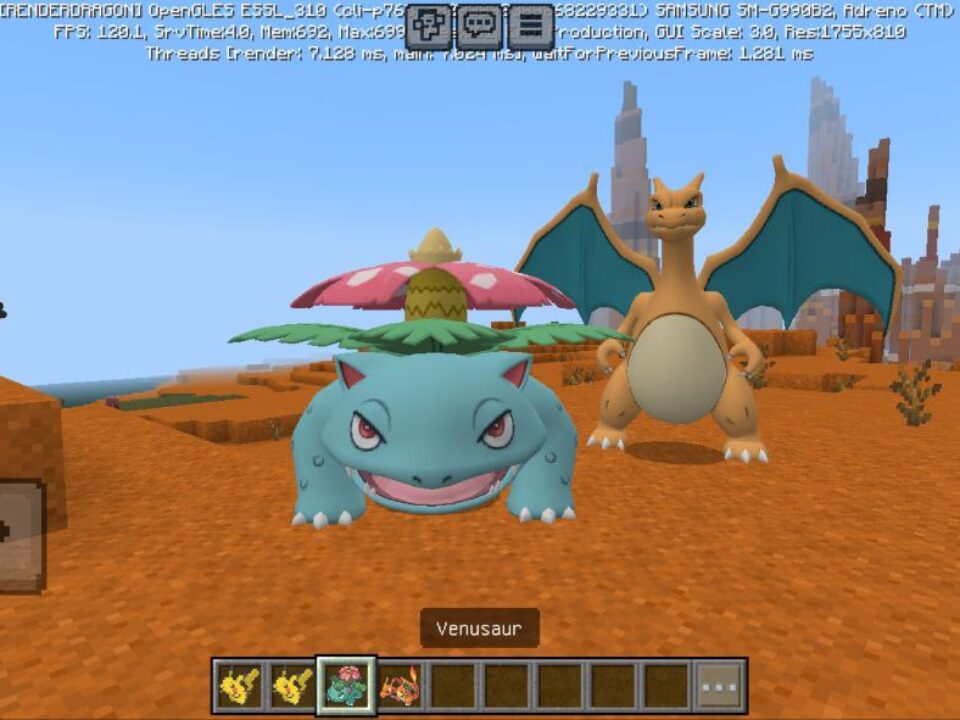 Pokemon Mod for Minecraft PE