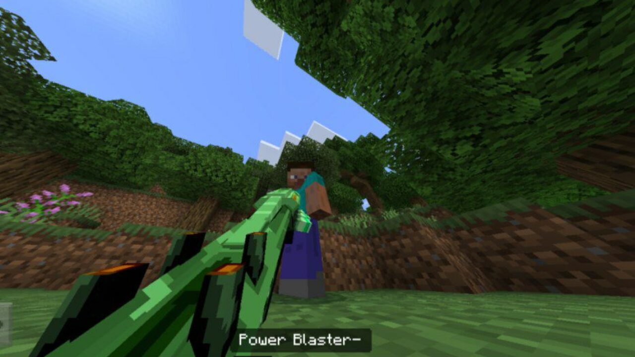 Power Blaster from Cybernetic Guns Mod for Minecraft PE