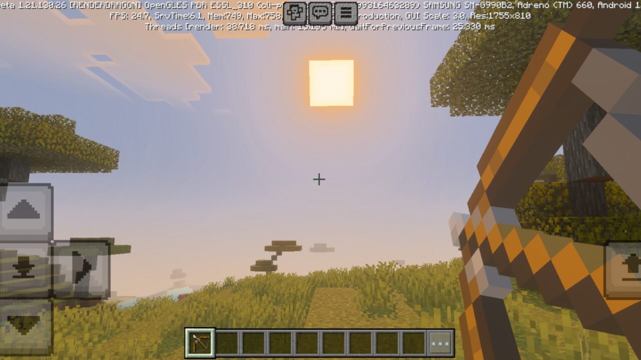Crosshairs from PVP MCPE Texture Pack