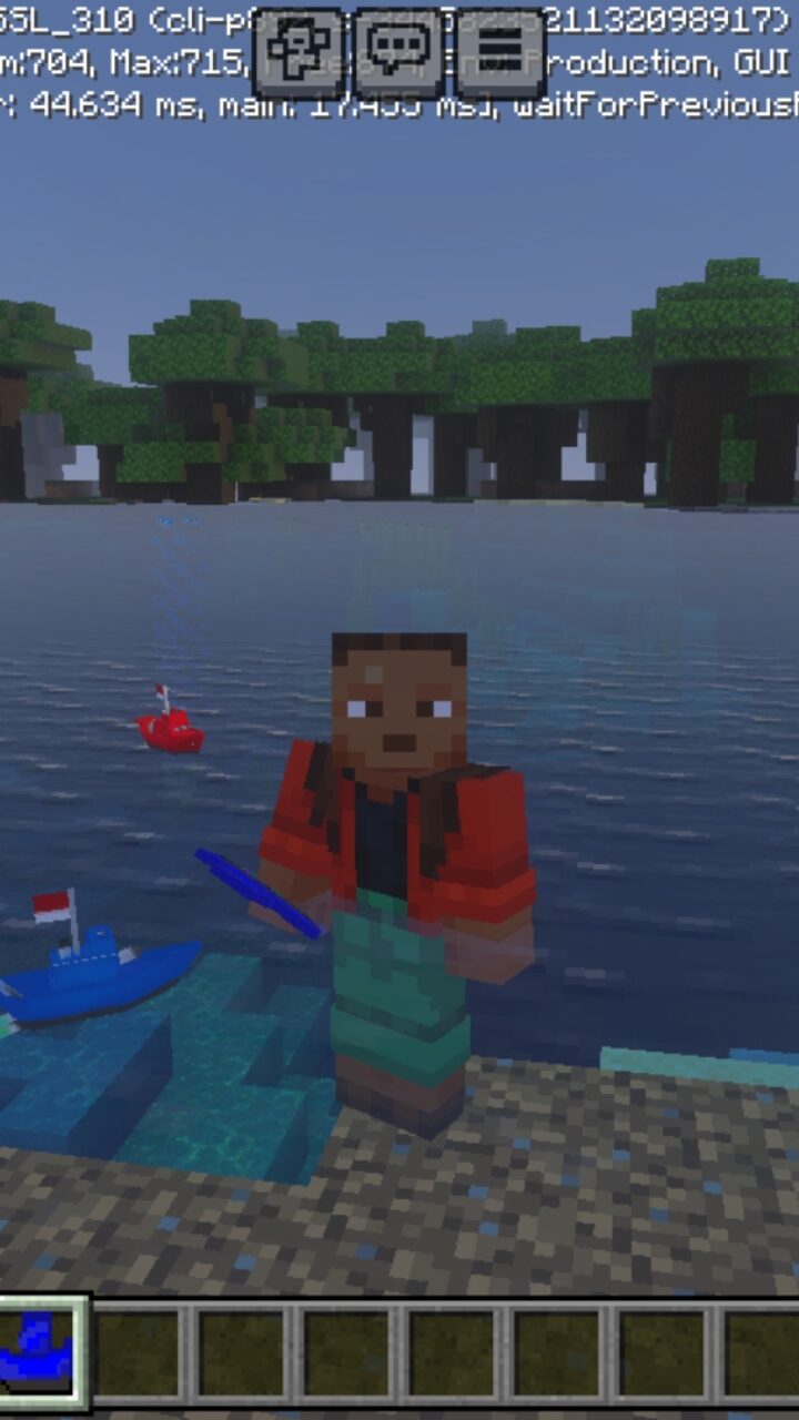 Reiln Steam from Boat Mod for Minecraft PE