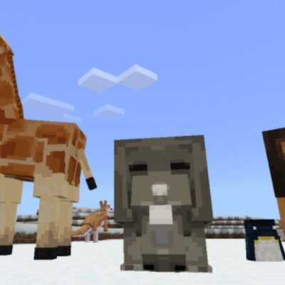 Safari Animals Mod for Minecraft PE