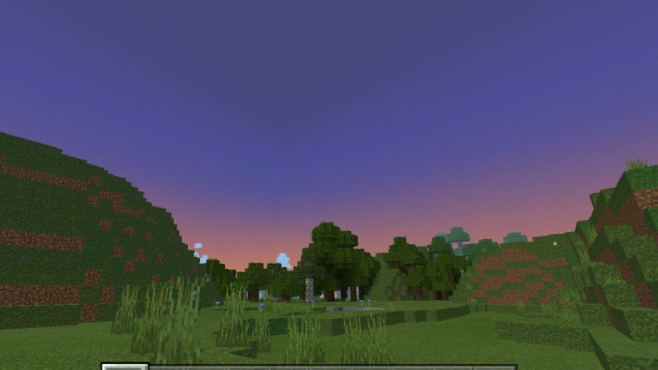 Sky from Volcanic Texture Pack for Minecraft PE