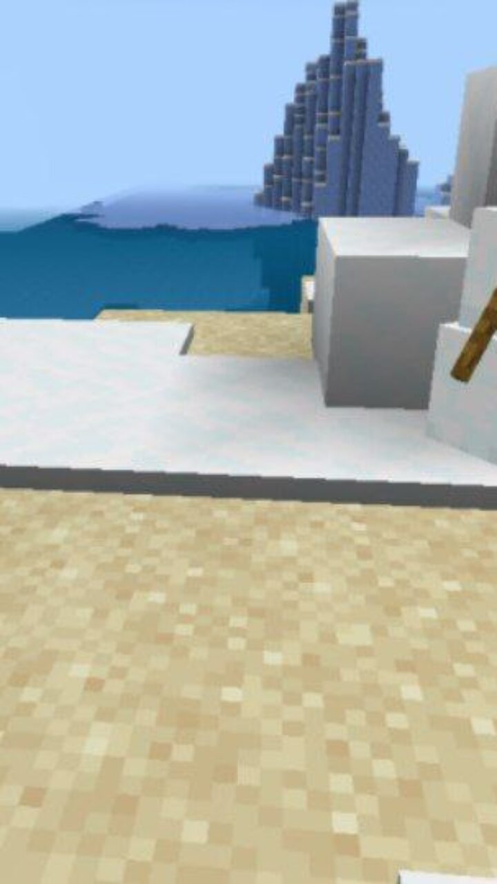 Snowman from Snowy Village Map for Minecraft PE