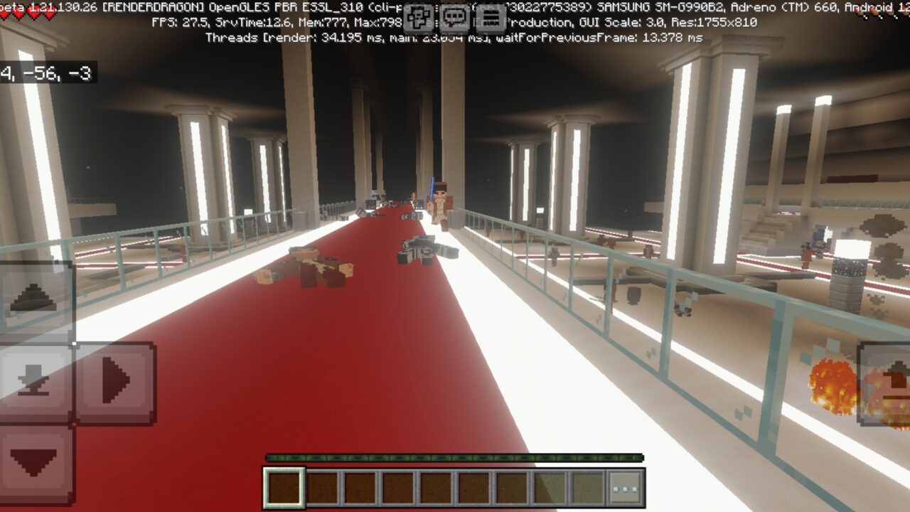 Execute Order 66 from Star Wars Map for Minecraft PE